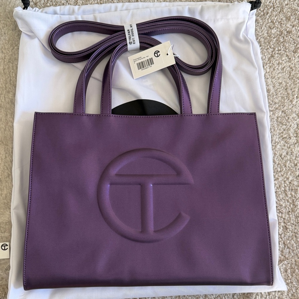 Telfar Medium Açaí Violet Tote Bag